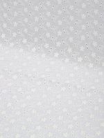 Ткань шитьё (прошва) 100 г/м², 150 см / 2 метра, TBY.Emb.8067.1.2, цв.01 белый