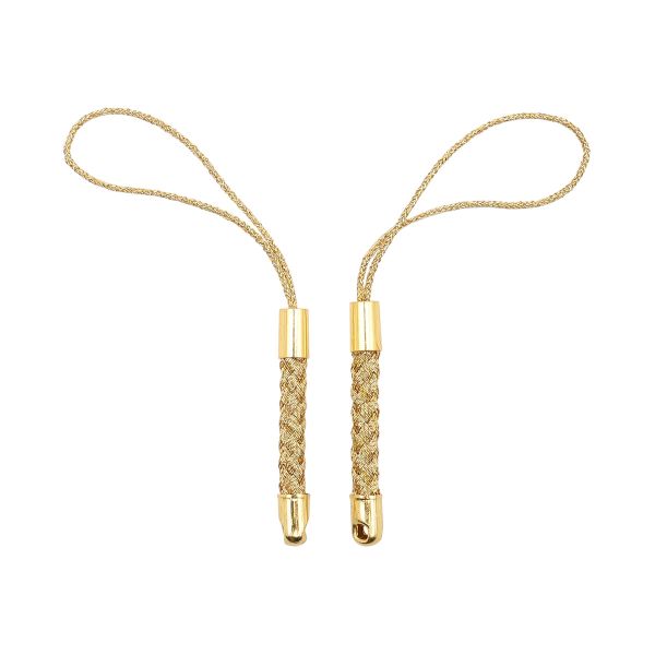 Шнур для брелоков металлизированный, 2 штук, Astra&Craft (Золото), 4AR346