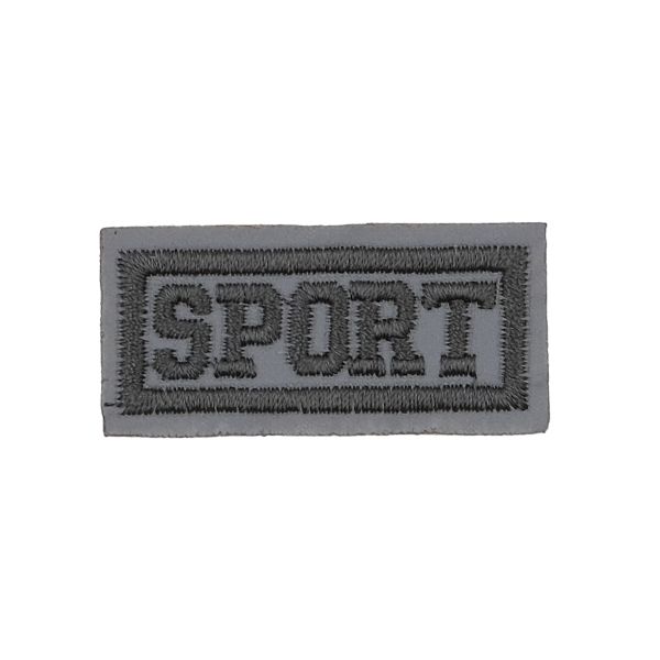 Термоаппликация светоотражающая Спорт, 45х20 мм, LA428, 3 шт