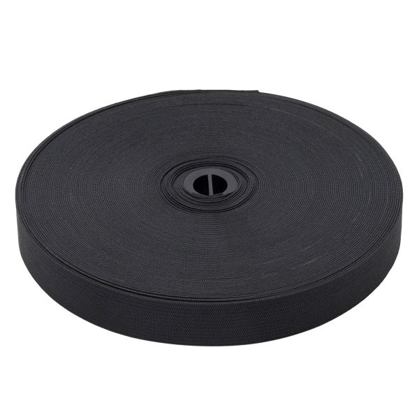 Резинка вязаная 20.0 мм / 25 метров, ТВ-20, черный