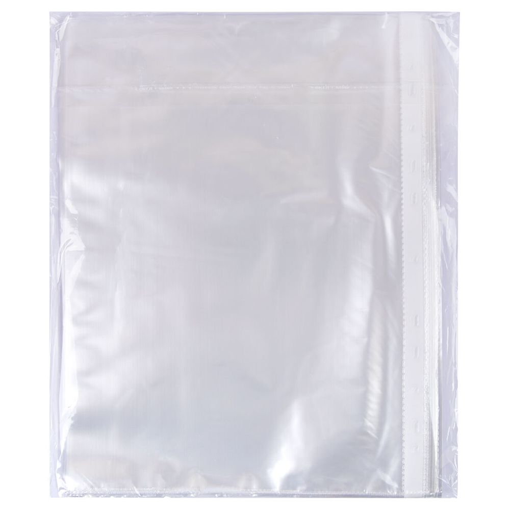 Файл-вкладыш Optima A4, 100 шт, 35 мкм глянцевый, прозрачный EC2200670, Expert Complete