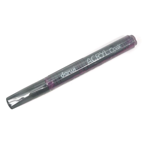 Маркер акриловый Darwi OPAK, 3мм (укрывистый) (962 пурпурный) DA0220013
