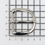 Пряжка ременная металл 30 мм. никель, 4 шт, BIG