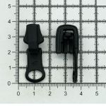 Слайдер (замок) для молнии трактор Arta Т6 (6 мм), реверсивный, 077 черный, уп.10 шт