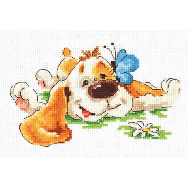 Набор для вышивания нитками Чудесная игла, Без задних ног!, 15х9 см