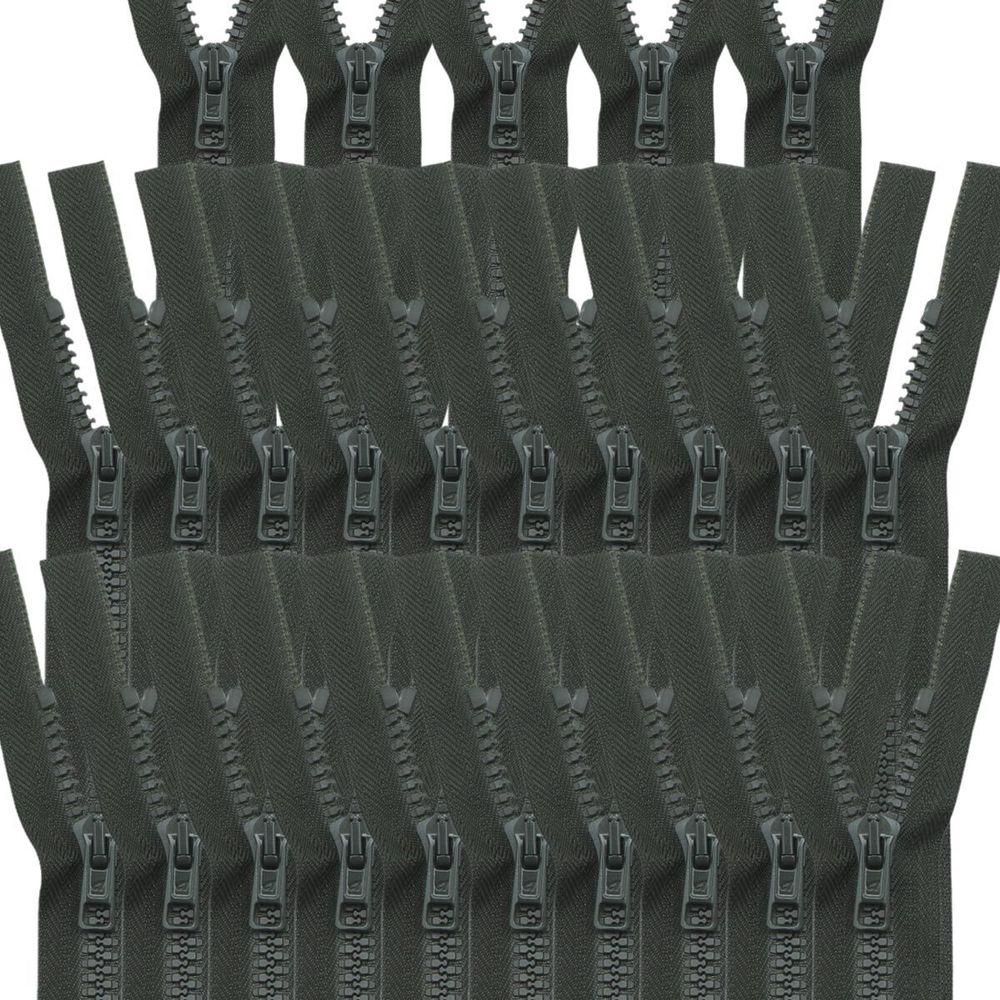 Молния трактор Arta Т6 (6 мм) 1 зам., разъем., 85 см, ОПТ. УП. 25 ШТ., 175 т.хаки