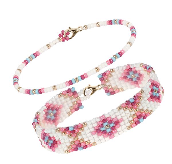 Набор для бисероплетения 11-007 Браслеты. Геометрический орнамент, 2 см, Klart 11-007