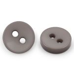 Пуговицы 2 прокола 14L, 9 мм, (Gray (серый)), NE74, 144 шт