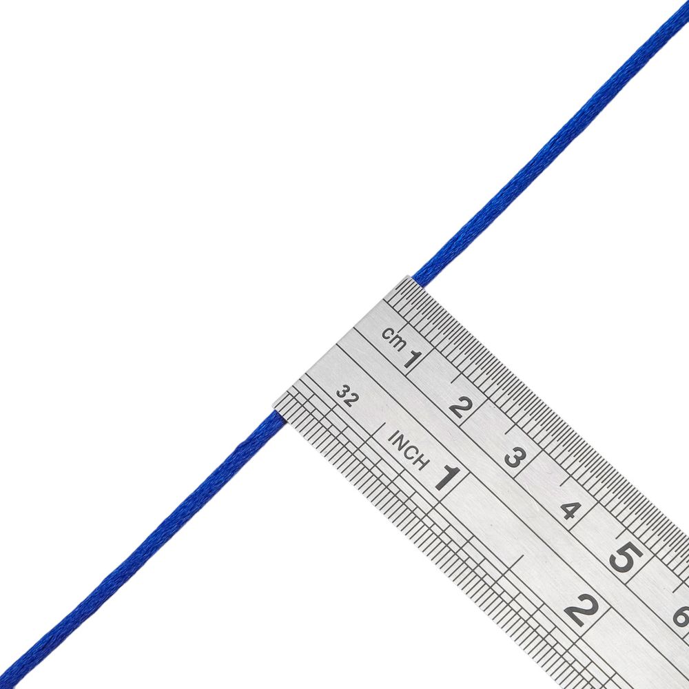 Шнур атласный корсетный ⌀2.0 мм / 45.7 метров, 21 василек