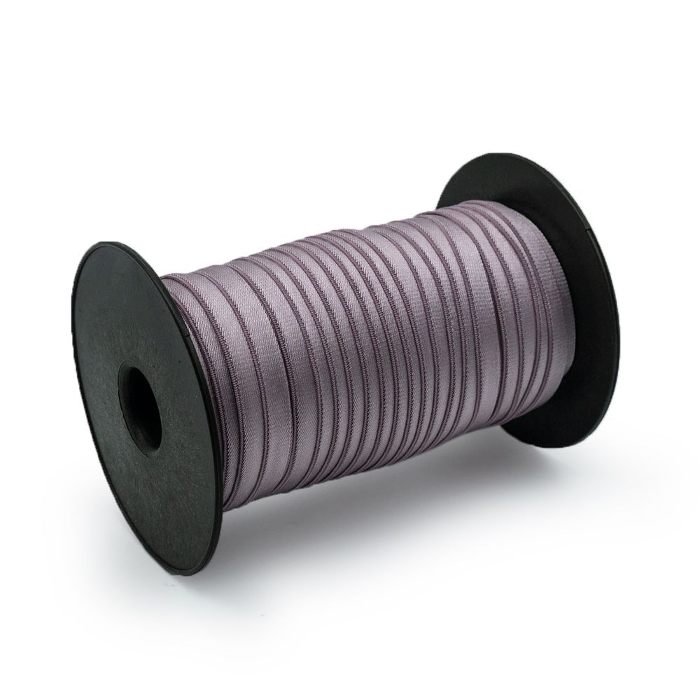 Резинка бельевая (бретелечная) блестящая 10.0 мм / 50 метров, грязно-розовый, ML177.010