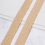 Стропа (ременная лента) 45 мм / 45.72 метра, [75.59 г/пог.м], плетеная вощёная, ZH218 бежевый, 3Al299