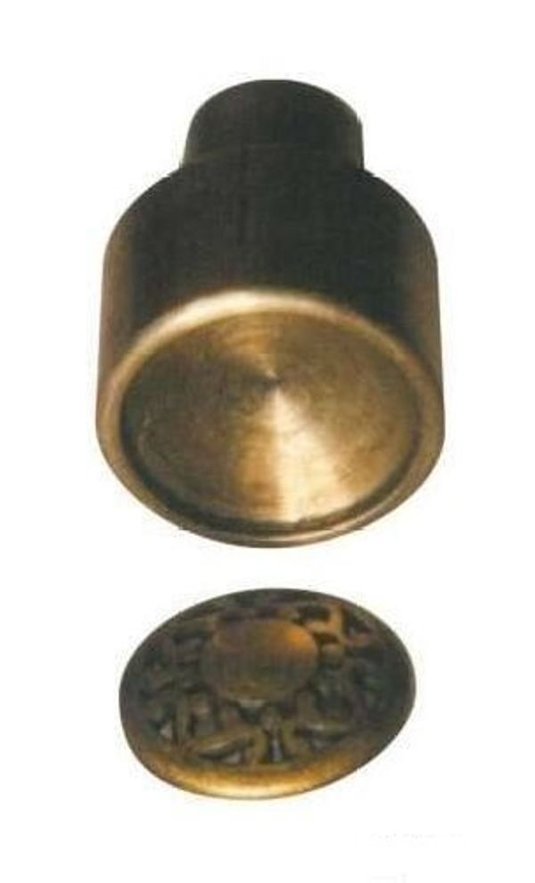 Насадка-пуансон для установки кнопок Protos BIG ⌀18 мм, металл 63430 узор ГР, 863430