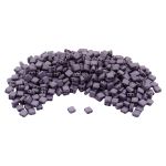 Бусины пластик 6х6х3 мм, 50 г, с двойным отверстием, плоский квадрат, 3 серо-голубой, Astra&Craft 7429