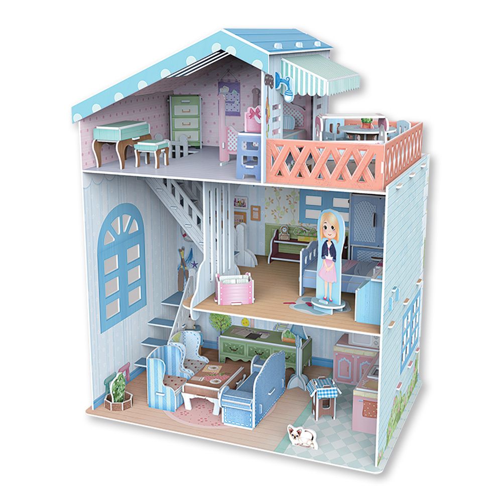 Пазл серия Кукольные домики DLH-001, Приморская вилла, Rezark DLH-001