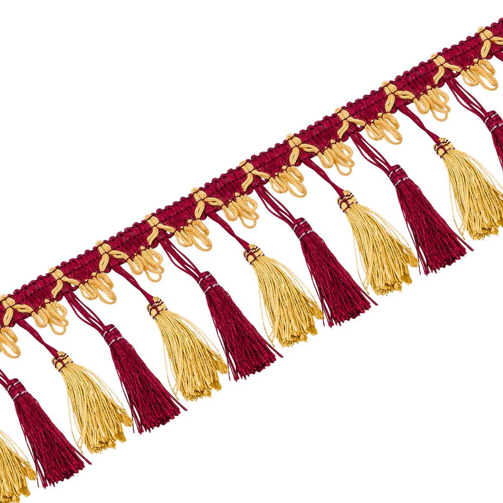 Бахрома отделочная 115.0 мм / 10 метров, с кистями, (274-112), 878