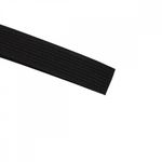 Резинка вязаная 15.0 мм / 40 метров, стандартная 3.9 г/п.м., черный