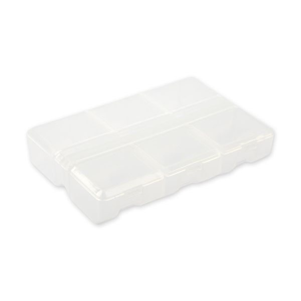 Органайзер для швейных принадлежностей 1.8х6х9 см, пластик, прозрачный, Gamma T-178