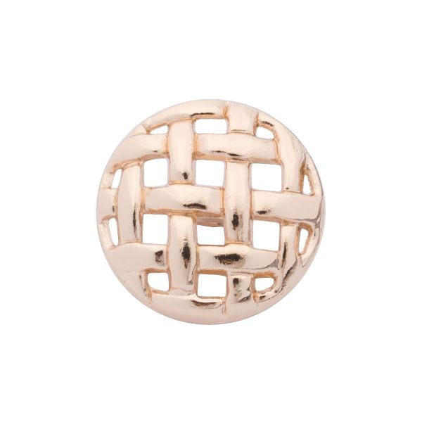 Пуговицы на ножке 28L=18 мм, металл, Gold (золотой), 10 шт, MP11