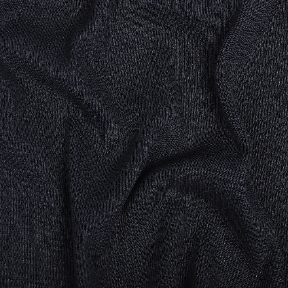 Кашкорсе с лайкрой пенье 400 г/м², 60+60 см / 15 метров, КАШ.400.Т.СИН.МЕЛ.15, т.синий меланж