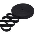 Стропа (ременная лента) 25 мм / 45.5 метров, [15 г/пог.м], черный, ГРХ10034