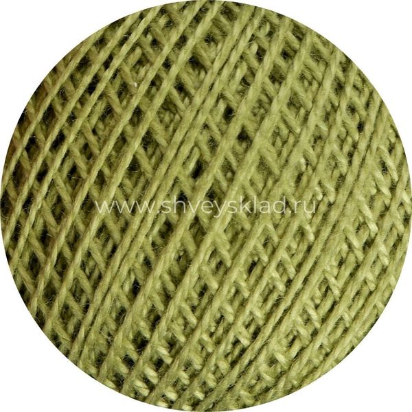 Пряжа ПНК им.Кирова Ирис / уп.20 мот. по 25 г, 150м 4404 св.зеленый