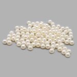 Бусины пластик (жемчуг) ⌀8 мм, 25 г, Astra&Craft (004 NL топленое молоко)