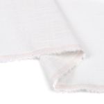 Льняная ткань 190 г/м², 140 см, в нарезке, цв. 21 белый, 10 метров /TOS/