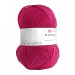 Пряжа Пехорка Народная / уп.5 мот. по 100 г, 220 м, 439-Малиновый