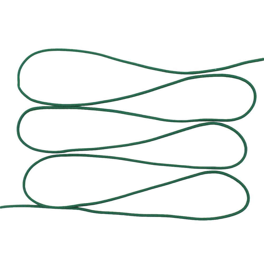 Резинка шляпная (шнур эластичный) ⌀2.0 мм / 30 метров, т.зеленый