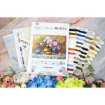 Набор для вышивания нитками Luca-S G723, гобелен Золотое цветение 30х21см