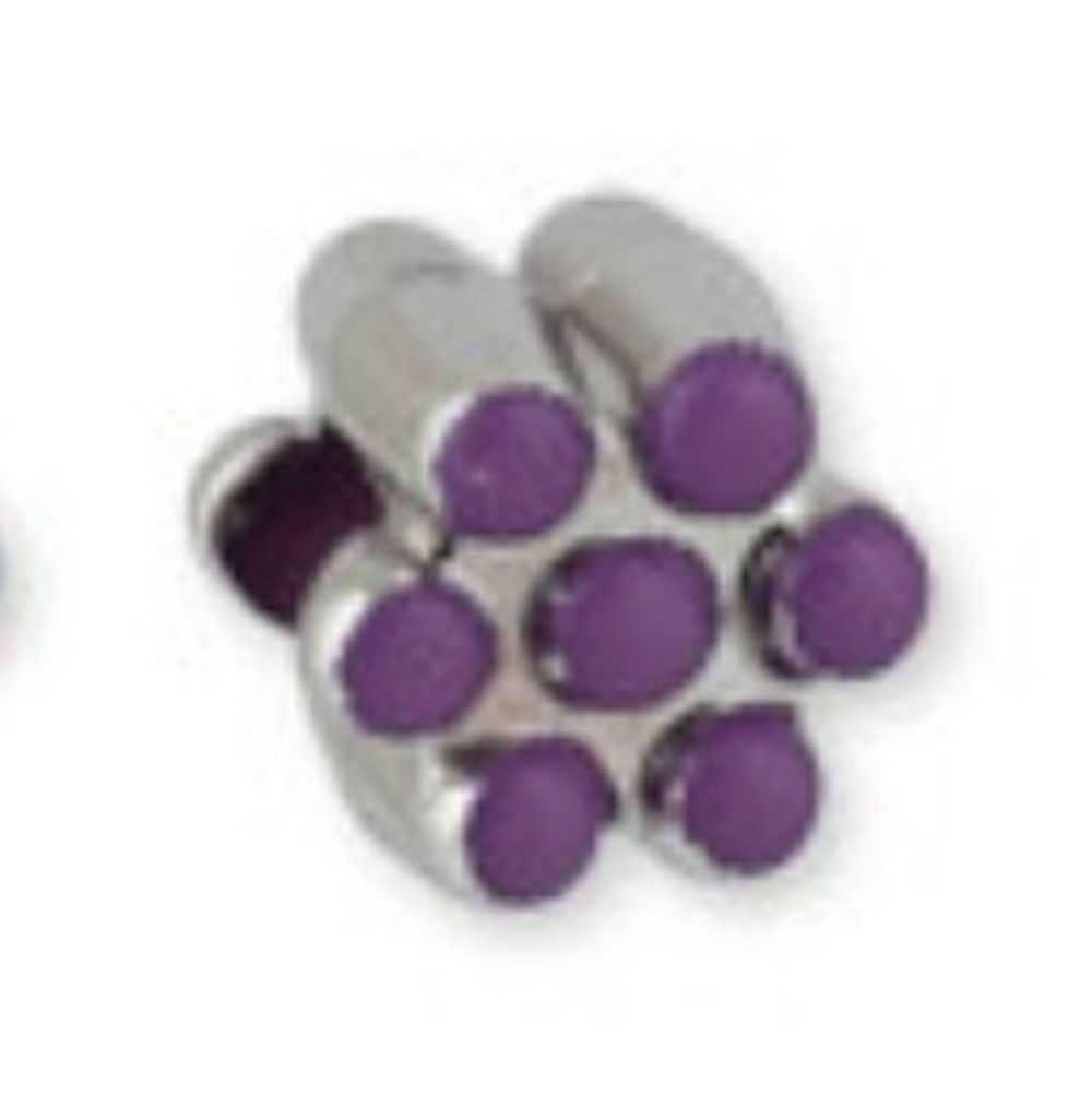 Бусины акрил 10х8 мм, 5 шт, №05 сиреневый, Zlatka BLM-04