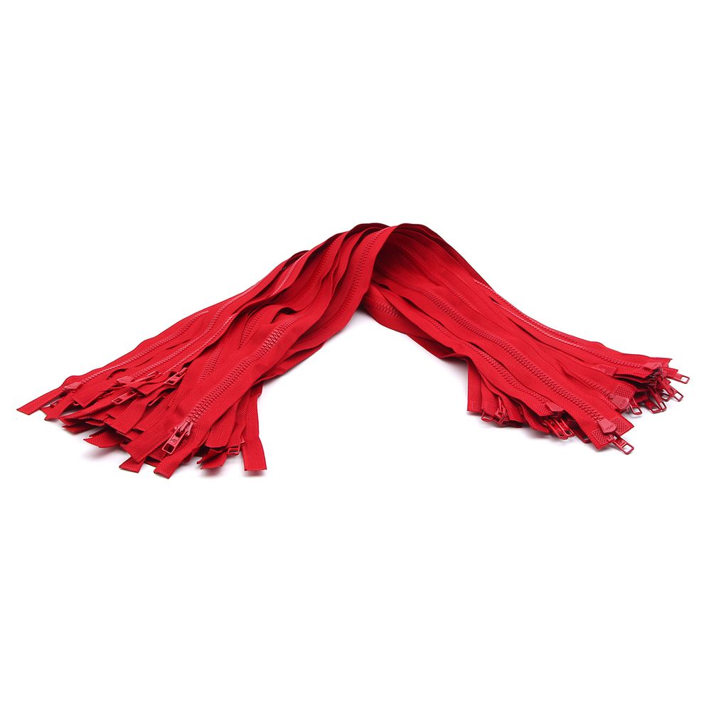 Молния трактор Arta Т6 (6 мм) 2 зам., разъем., 75 см, ОПТ. УП. 25 ШТ., 008 красный