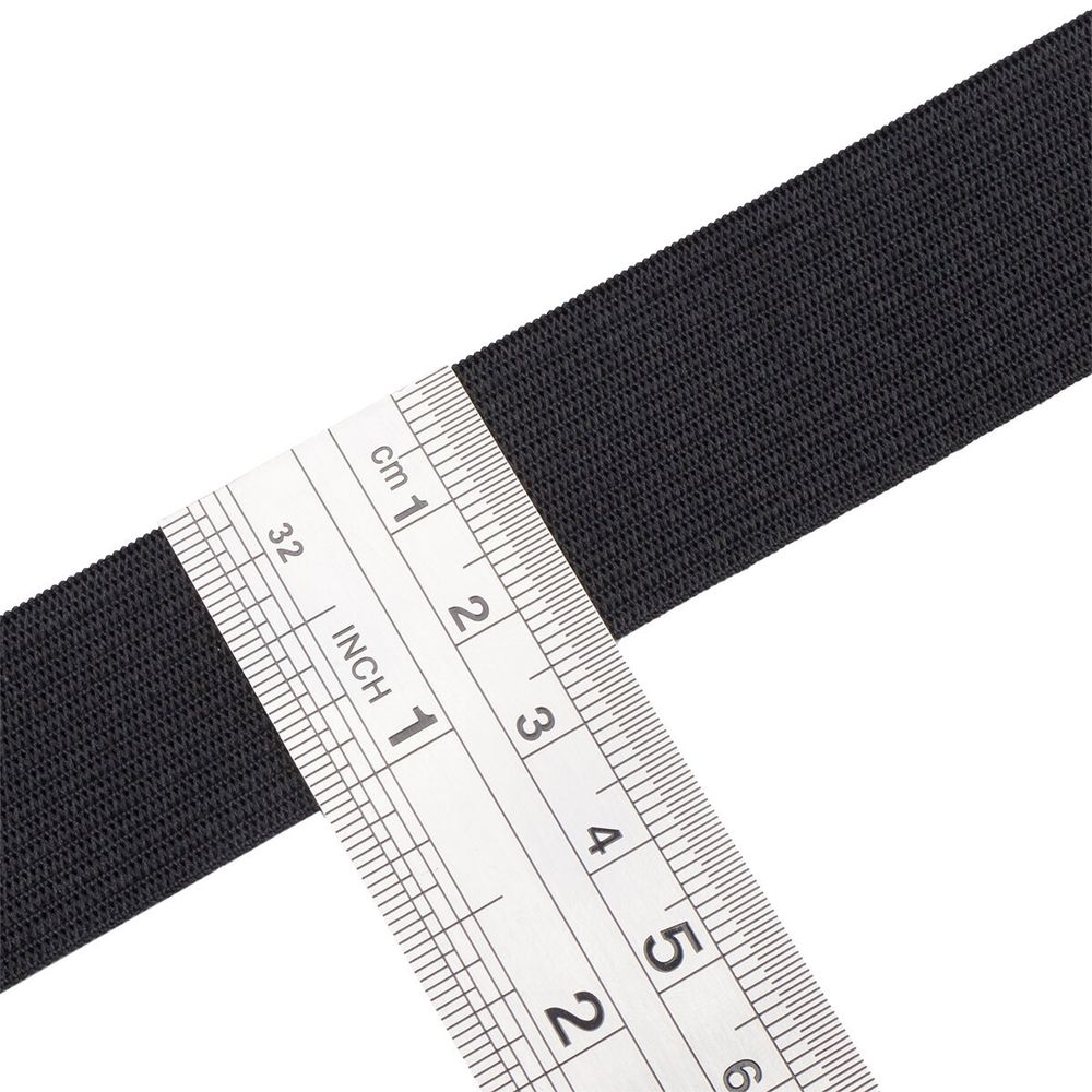 Резинка вязаная 25.0 мм / 25 метров, ТВ-25, черный