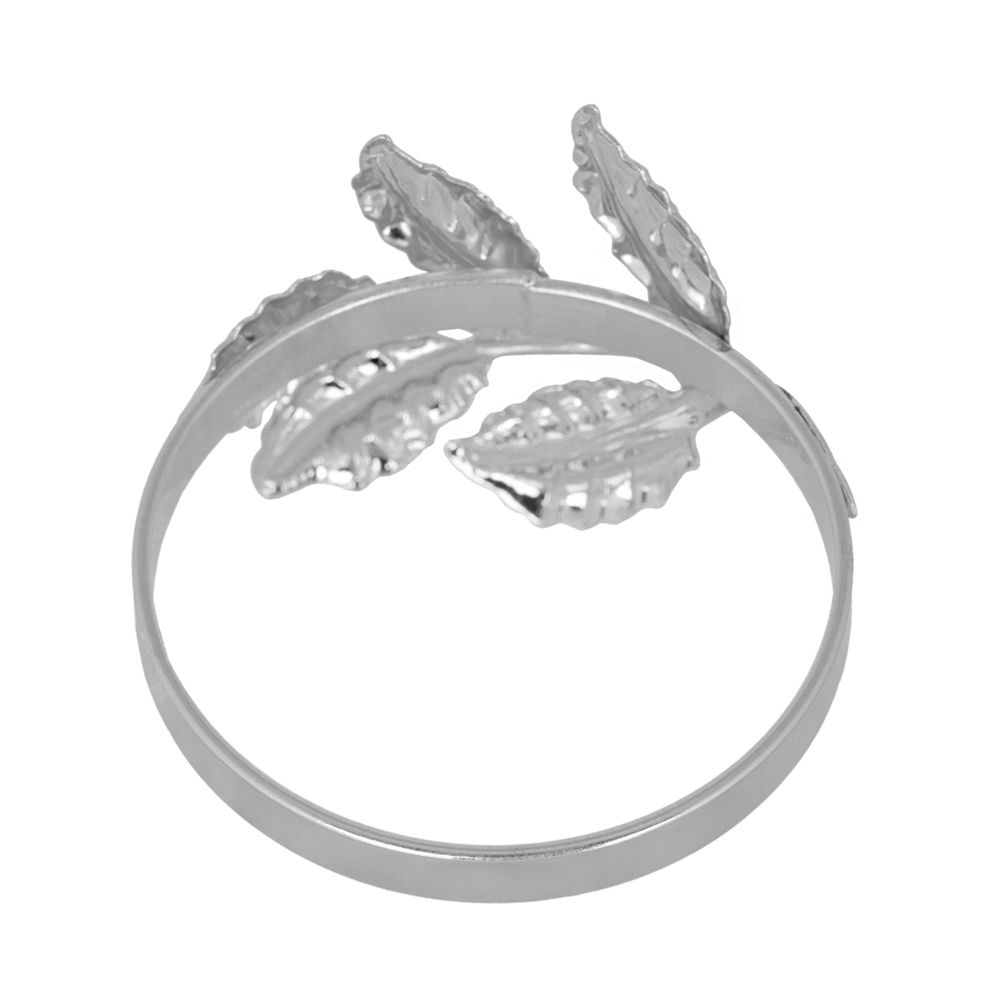 Кольцо декоративное для салфеток ⌀4 см, h4 см, №02 ветка/серебро, Stilerra PFH-049