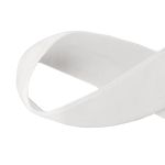 Лента бархатная (тесьма) 30.0 мм / 32.9±2 метров, белый, VR-001