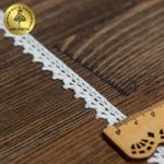 Кружево вязаное (тесьма) 10 мм / 50 метров, 5036 цв.02 белый, Kruzhevo