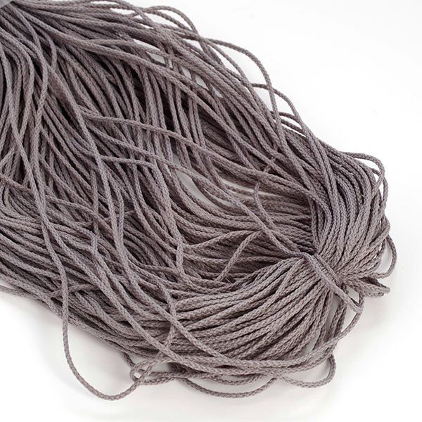 Шнур для мокасин ⌀1.5 мм / 100 метров, серый