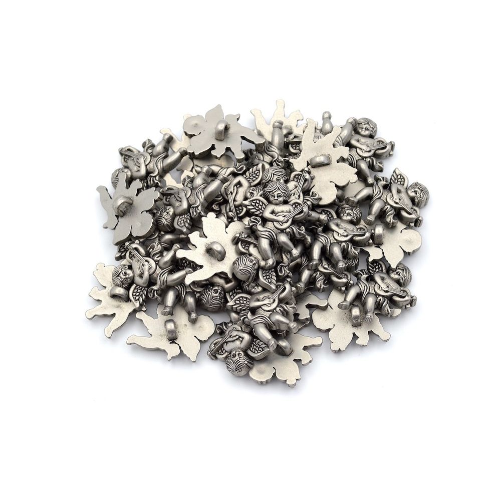 Украшения декоративные пуговицы Ангел, 26 мм (MAS), 36 шт, S090206