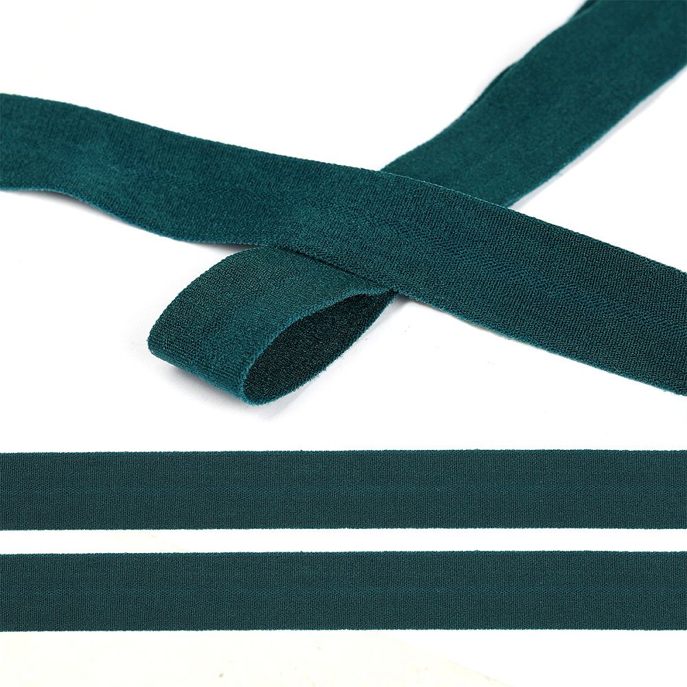 Резинка бельевая (окантовочная) блестящая 15.0 мм / 20 метров, М-065, глубокий океан Резинка бельевая (окантовочная) блестящая 15.0 мм / 20 метров, М-065, глубокий океан