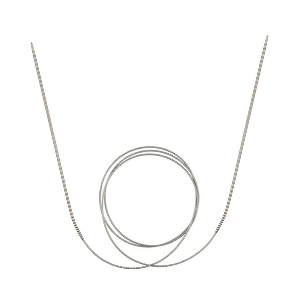 Спицы круговые металл ⌀1,8 мм, 100 см, с металлической леской, Gamma MKN-R