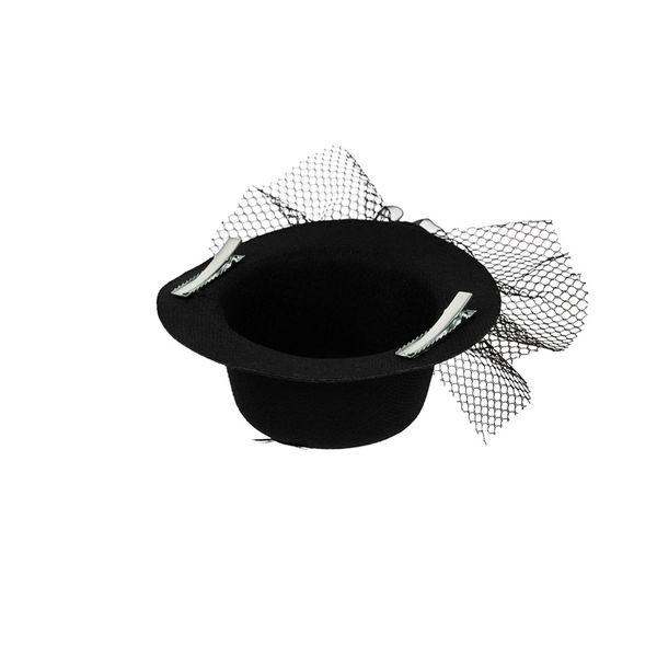 Шляпа заколка, 02 черная, Boomzee PBZ-01