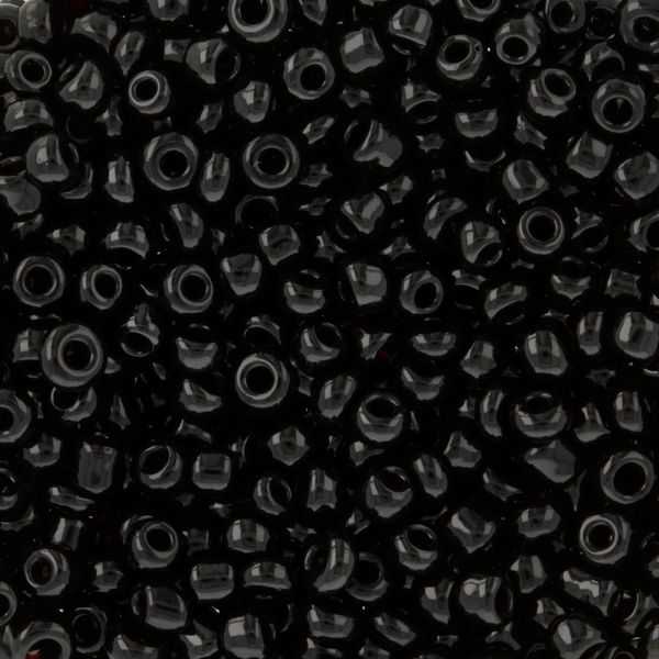 Бисер Zlatka 11/0 (2.1 мм), 100 г (10х10 г), №0049 черный, GR