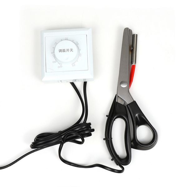 Горячие ножницы для ткани ЗИГЗАГ 95 мм (230 мм), 100W