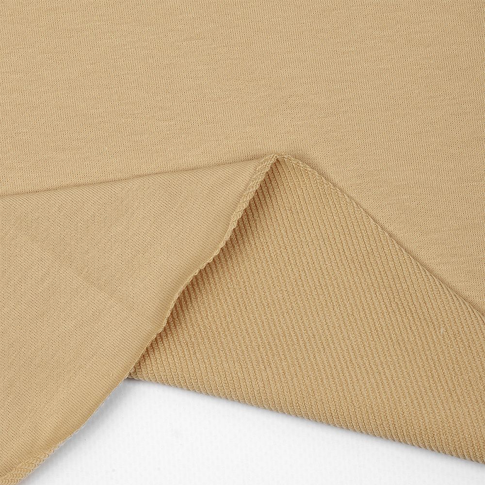 Футер 2-нитка петля поликоттон стрейч 220 г/м², 160 см / 3 метра, ФУТ2Х.TBY.ХЛ-ПЭ.S892.3, цв.S892 бежевый