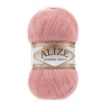 Пряжа Alize (Ализе) Angora Gold / уп.5 мот. по 100 г, 550м, 144 темная пудра А