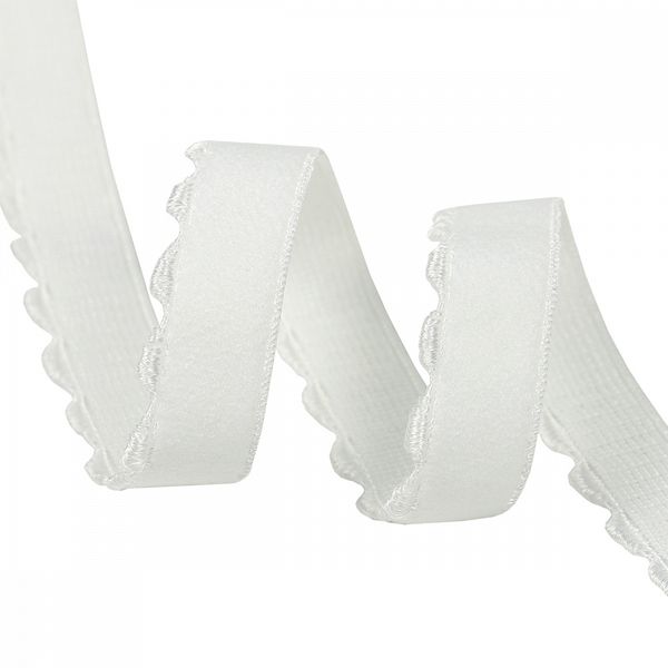 Резинка бельевая (отделочная) становая 12.0 мм / 1000 метров, ЕТ1 сумрачно-белый F102