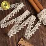 Кружево вязаное (тесьма) 10 мм, цв.01 натуральный, уп. 50 м, Kruzhevo