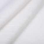 Льняная ткань 190 г/м², 140 см, в нарезке, цв. 21 белый, 10 метров /TOS/