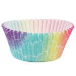 Формы для выпечки бумажные (капсулы) 5 см, 5х3 см, 24 шт, №01 радуга, S-Chief PPC-0007