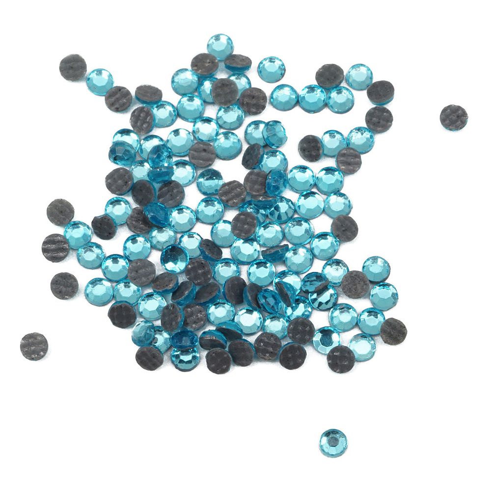 Стразы термоклеевые, 2 мм, ss6, 150 шт/упак (116 св.голубой)